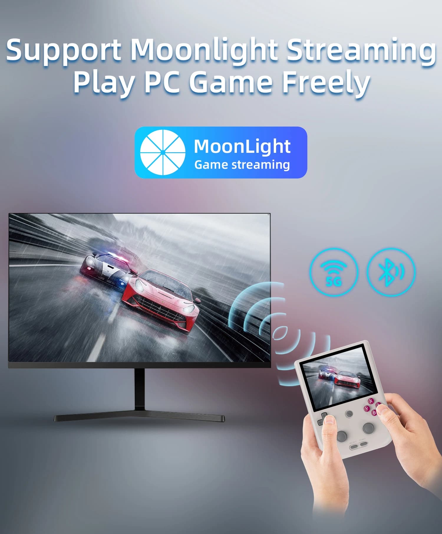 ANBERNIC RG405V Console de jeu portable 4 pouces Écran tactile IPS 640*480 Android 12 Unisoc Tiger T
