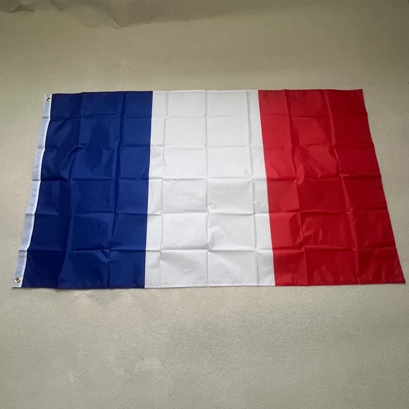 Drapeau français en Polyester, 90x150cm, bleu, blanc, rouge, Fra Fr, décoré pour les vacances, le sp