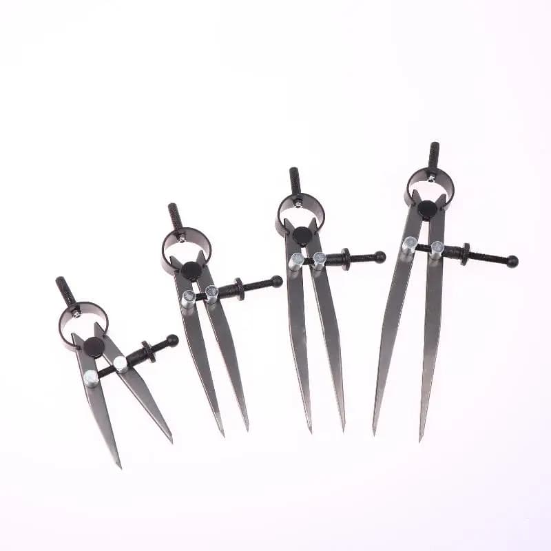 Boussole réglable, jauge de marquage artisanal en cuir, diviseur d'aile et jauge de marquage rotativ