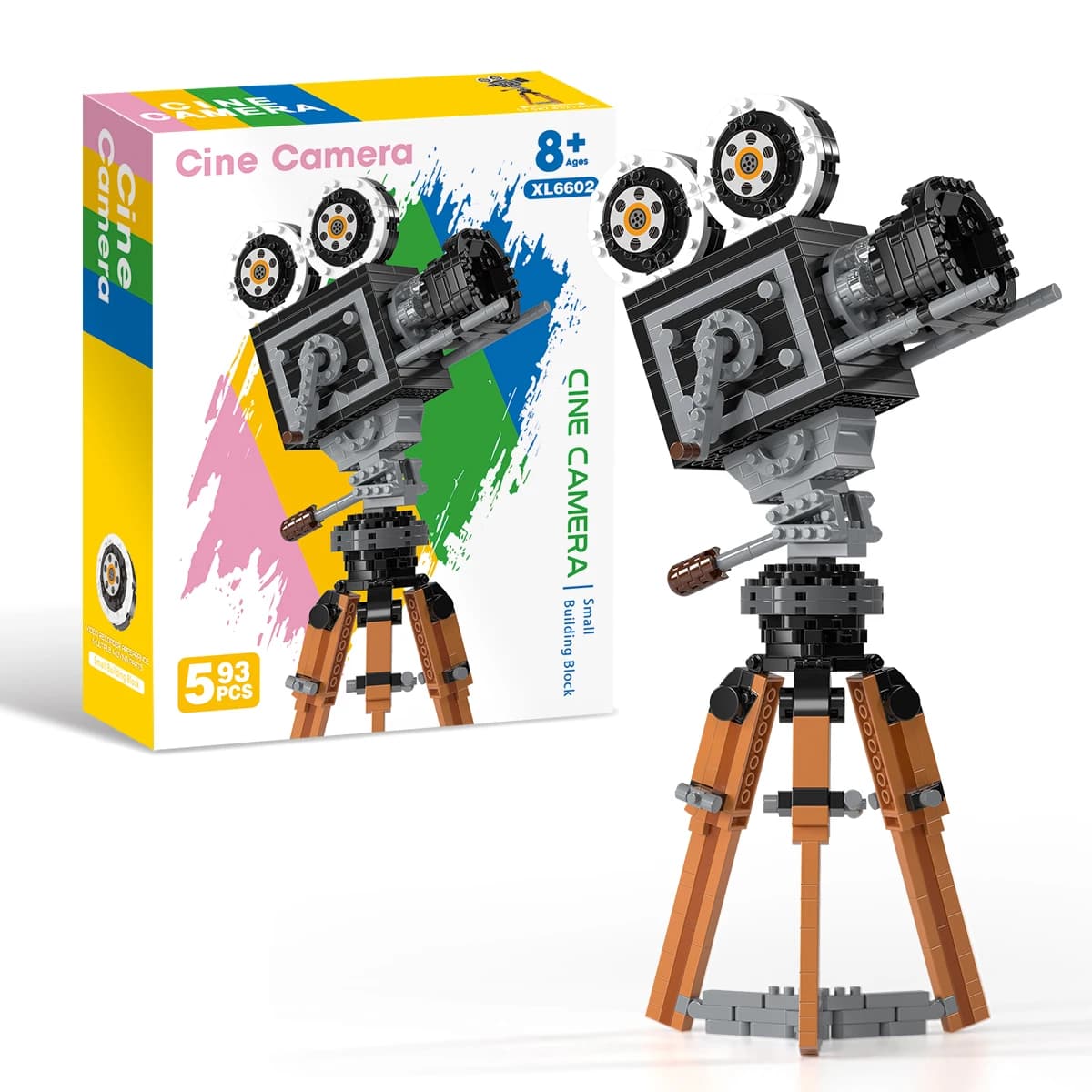Mini blocs de construction Vintage, 802 pièces, modèle Polaroid, caméra rétro, Collection pour adult