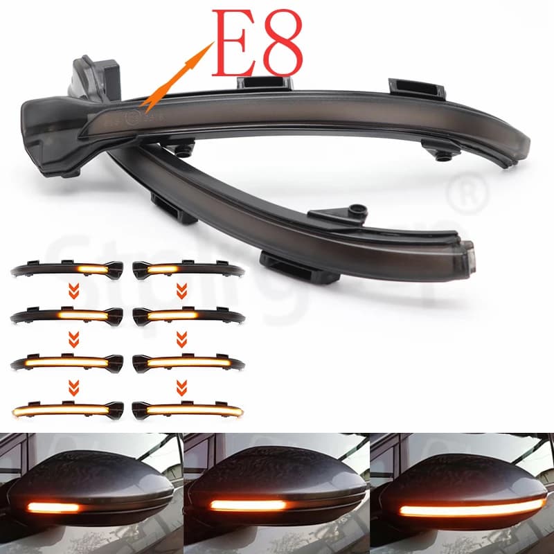 Clignotant dynamique LED pour VW Golf 7 GTI R GTE GTD MK7.5 13-19 Touran Jetta MK7, indicateur de ré