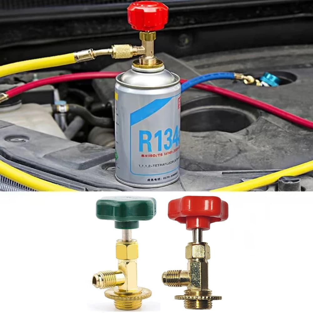 Ouvre-bouteille à Valve de distribution, connecteur 1/4 SAE, bouteille de réfrigérant Mayitr, peut t
