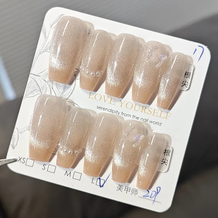 10 pièces photothérapie fard à joues fait à la main papillon fard à joues papillon faux ongles