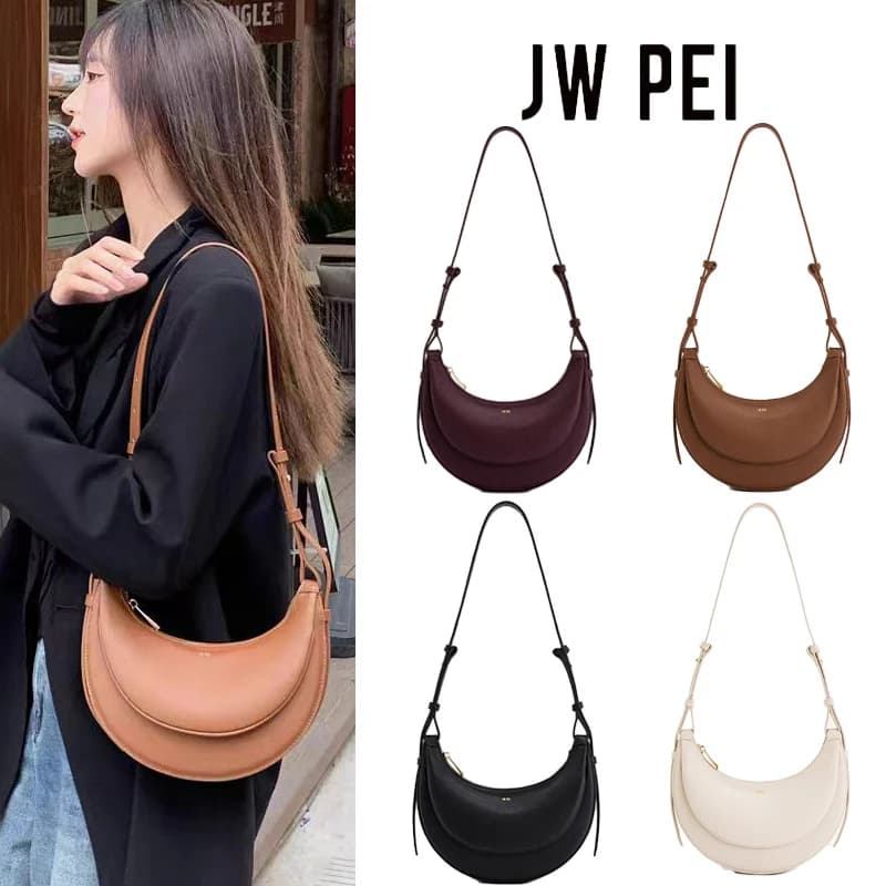 Sac à main demi-lune JW PEI – Design de mode de niche, sac bandoulière de luxe de haute qualité pour