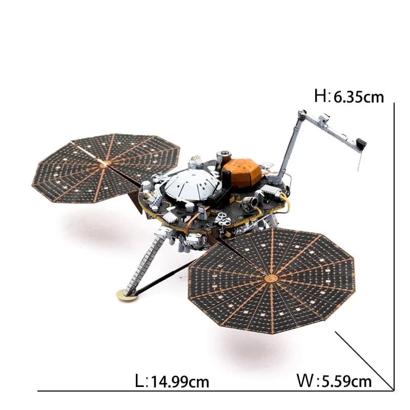Exploration spatiale 3D Puzzle en métal navette Hubble télescope spatial Mars Rover modèle jouet pou