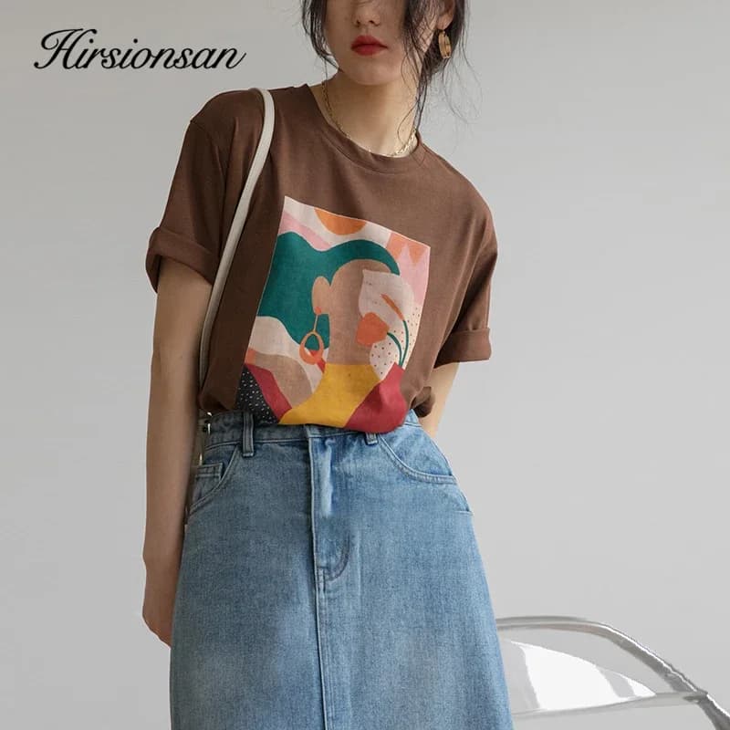 Hirsionsan-Économie College esthétiques pour femmes, Économie en coton doux, Économie vintage adt, É