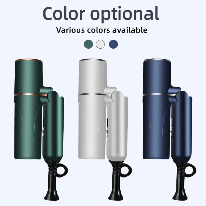 Vente chaude professionnel sèche-cheveux Ion négatif haute puissance lumière bleue pliable électriqu