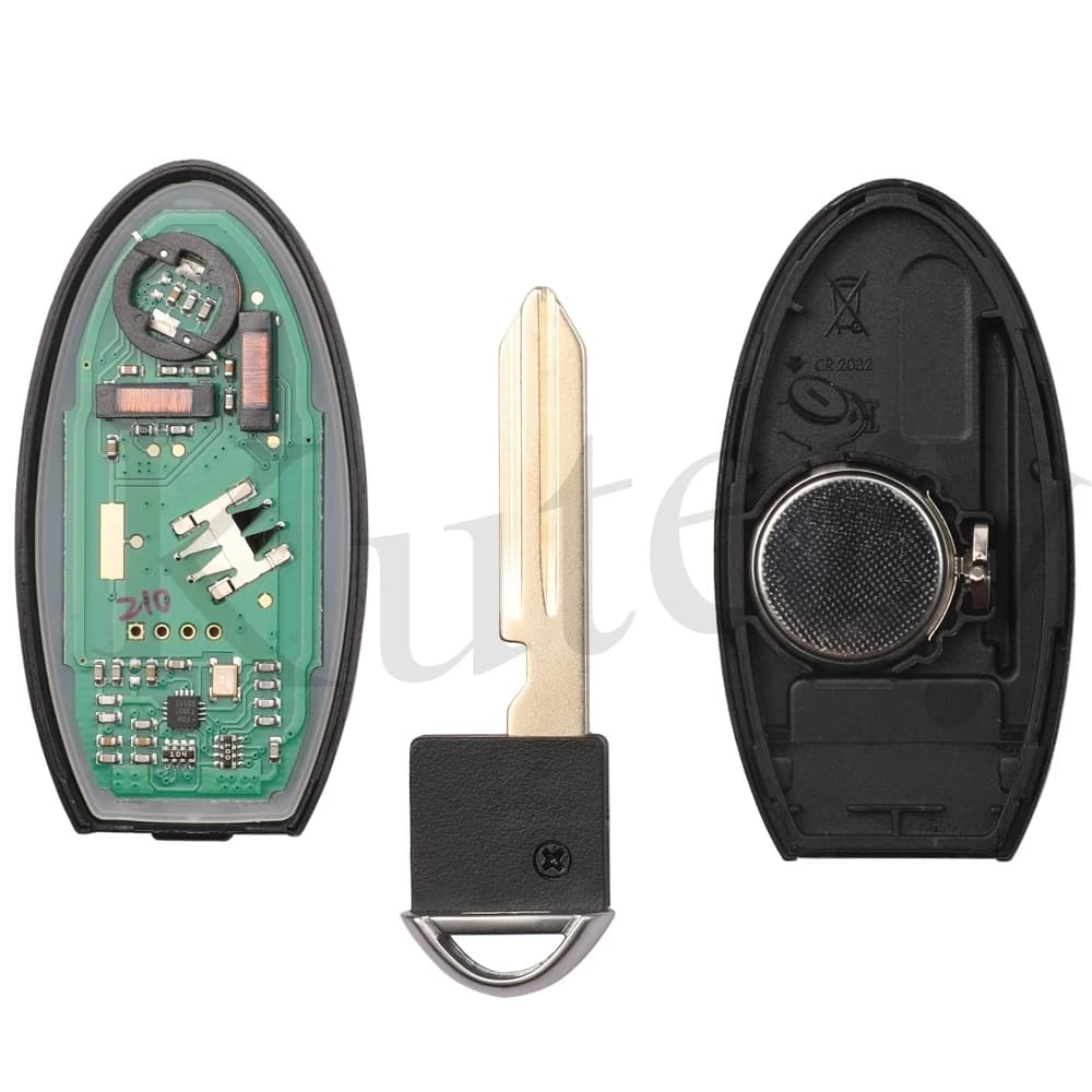 Jingyuqin – clé télécommande à 5 boutons, 433MHZ, puce 4A, P/N S180144110, pour voiture Nissan Rogue