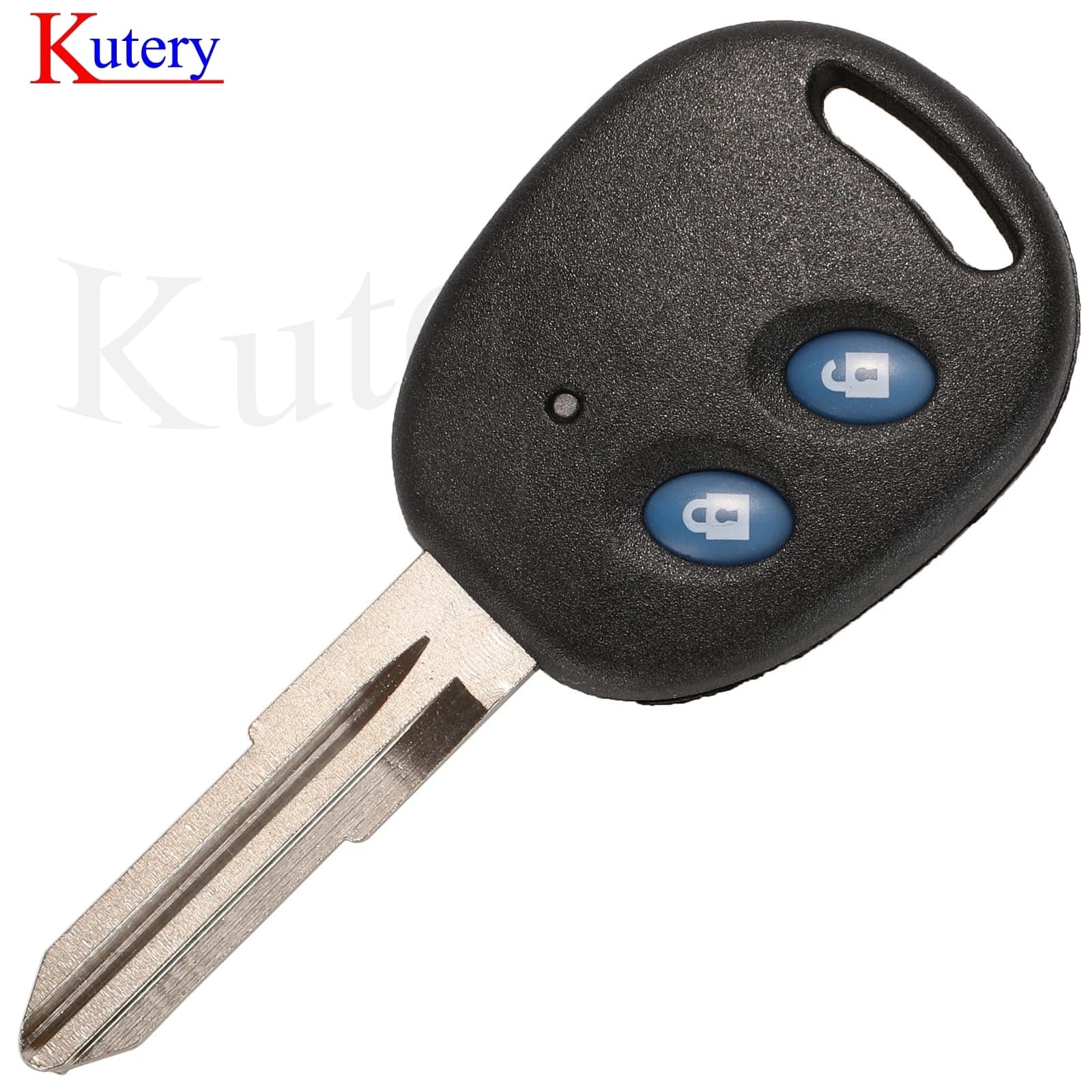 Jingyuqin – clé télécommande à 2 boutons pour Chevrolet LOVA Sail Epica Lechi Spark, lame en laiton 