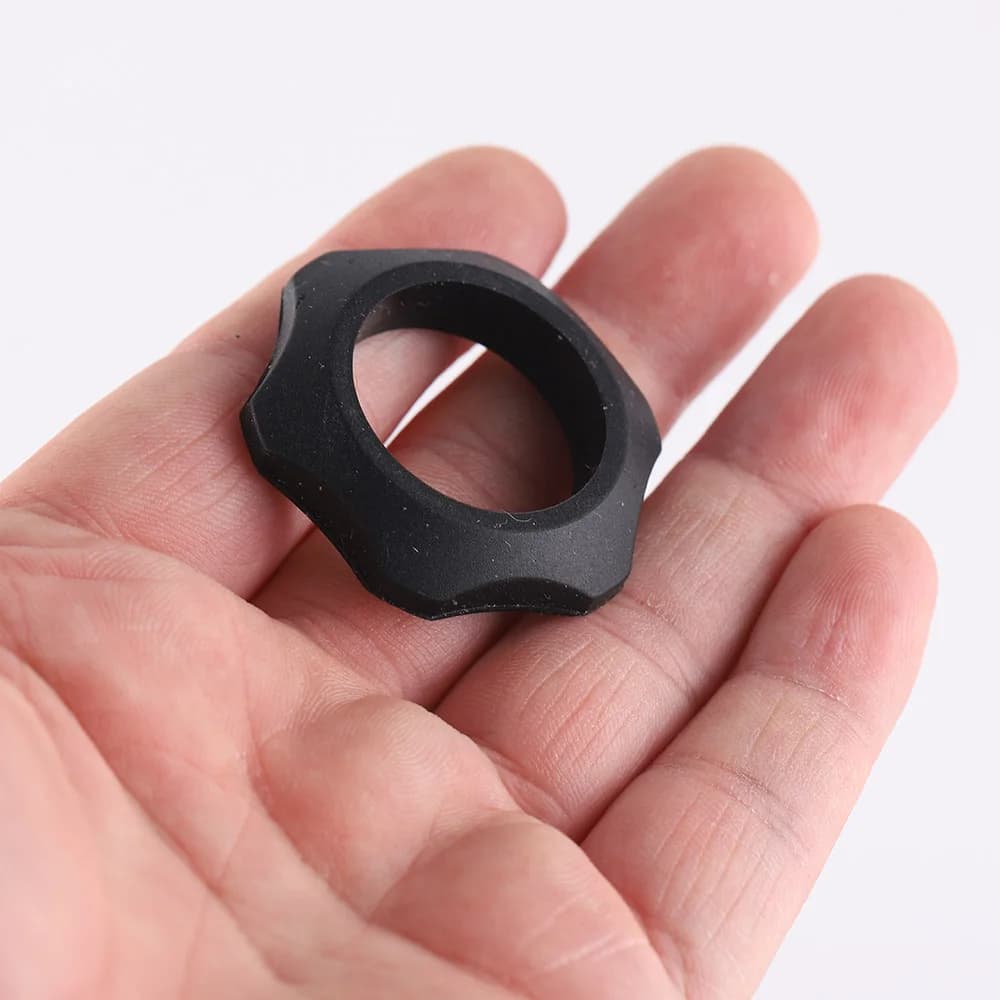 Anneau tactique en silicone Convoy pour lampe de poche adapté aux diamètres de 24 à 27 mm