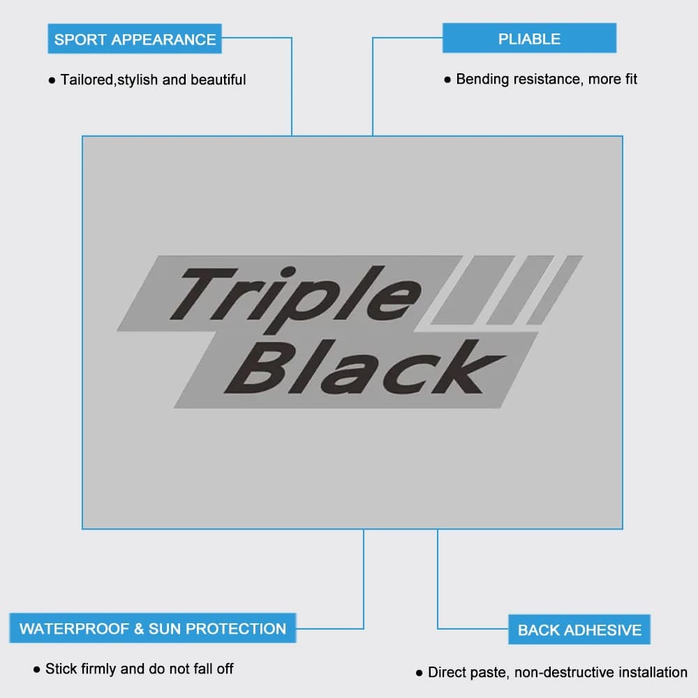Autocollants réfléchissants pour moto, pour BMW R1200GS Adventure Triple Black R1250GS R1250 GS1200 