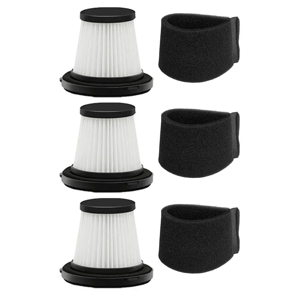 1/2/4 ensembles pour filtre Morse lavable et réutilisable pour accessoires d'aspirateur ménager Mors