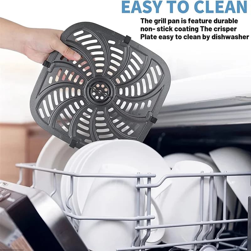 Poêle à griller de rechange pour friteuse à air, Accessoires pour friteuse à air pour RJ38-SQSS-8T-D