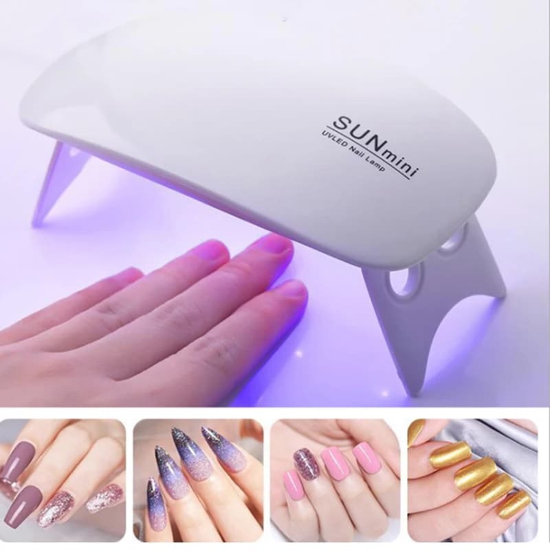 Bureau séchage lampe à ongles outil lampe de séchage des ongles Machine Portable Mini Usb 6W 3LED UV
