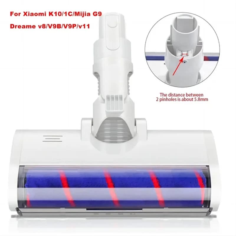Dream V8/V9B/V9P/V10/V11/G9 pour Xiaomi K10/G10 Xiaomi 1C pièces d'aspirateur brosse électrique tête