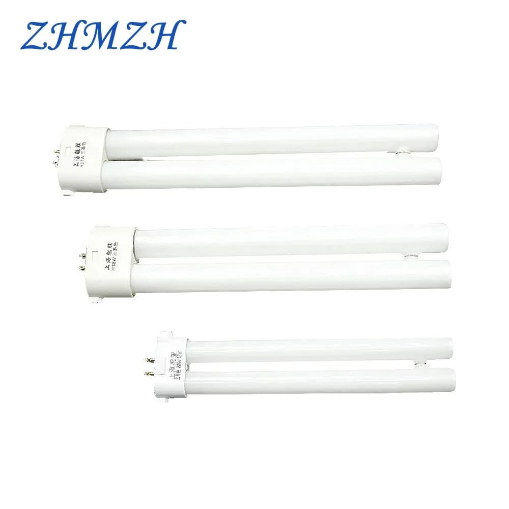 Tubes de lampe de bureau à quatre aiguilles, 220V, 13W 18W 27W, ampoule carrée à quatre broches, pro