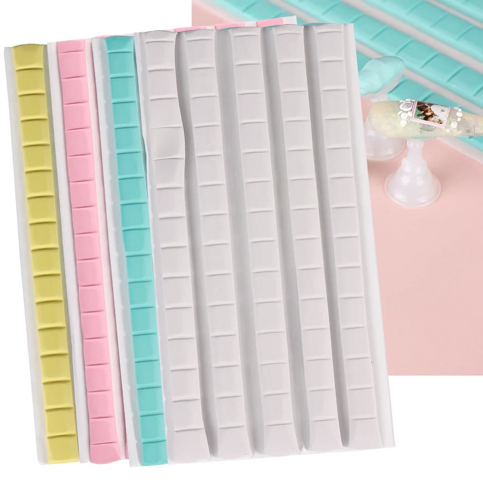 Colle adhésive pour ongles, argile blanche et rose, boue pour ongles, support d'affichage, fixation 