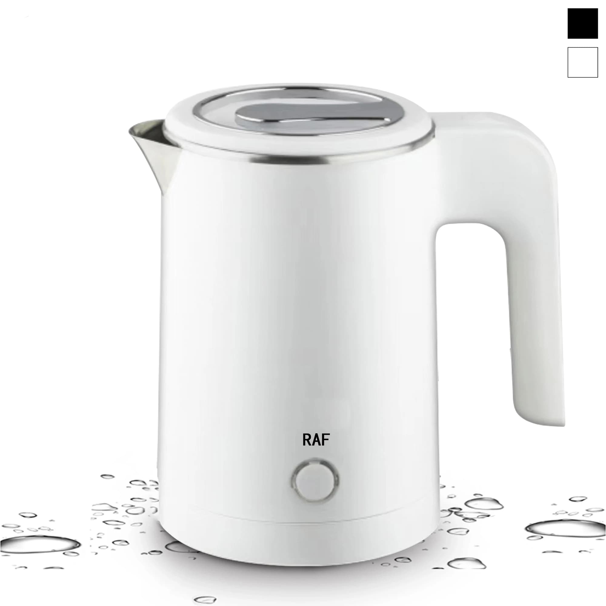 Bouilloire électrique de voyage thé café 0,8 l en acier inoxydable chaudière à eau Portable Pot pour
