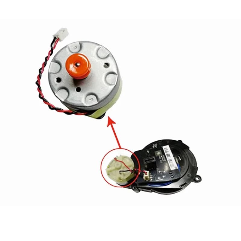 Moteur Lidar pour Xiaomi Roborock S50 S51 S55 S5 S5 Max S6 Pure S6 MaxV avec moteur à poulie Orange,
