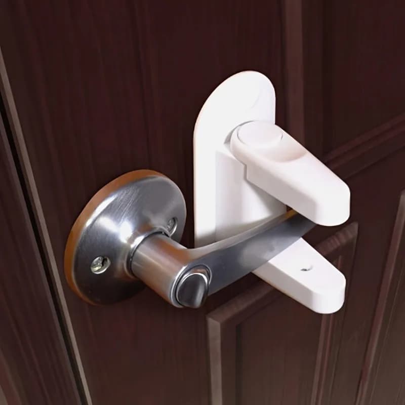 Serrure de Protection d'ouverture de porte de sécurité, poignée de verrouillage de sécurité antivol,