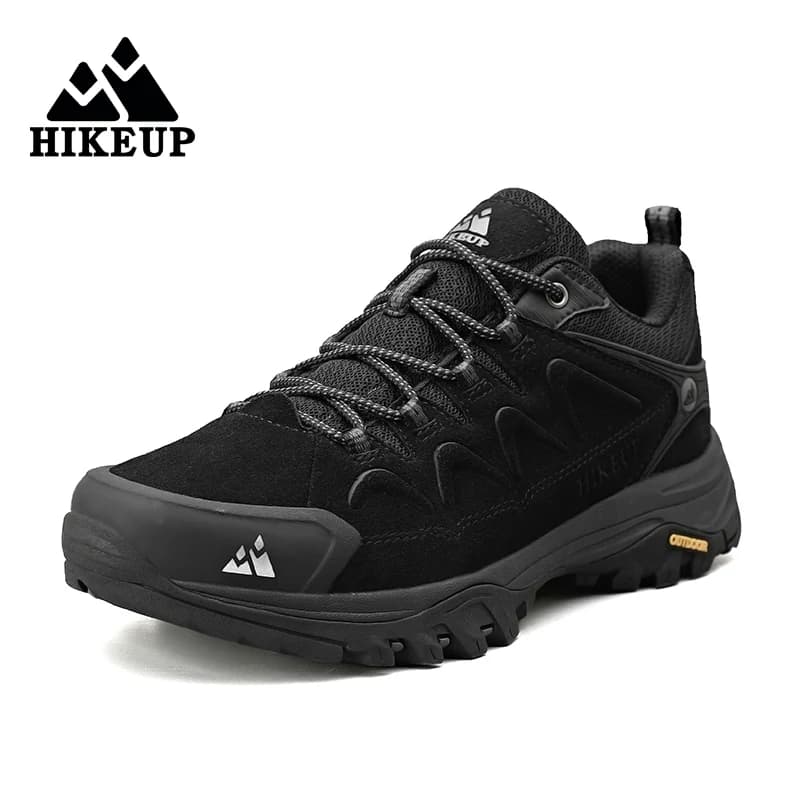 HIKEUP – chaussures de randonnée en cuir pour hommes, baskets de randonnée en plein air, de tourisme