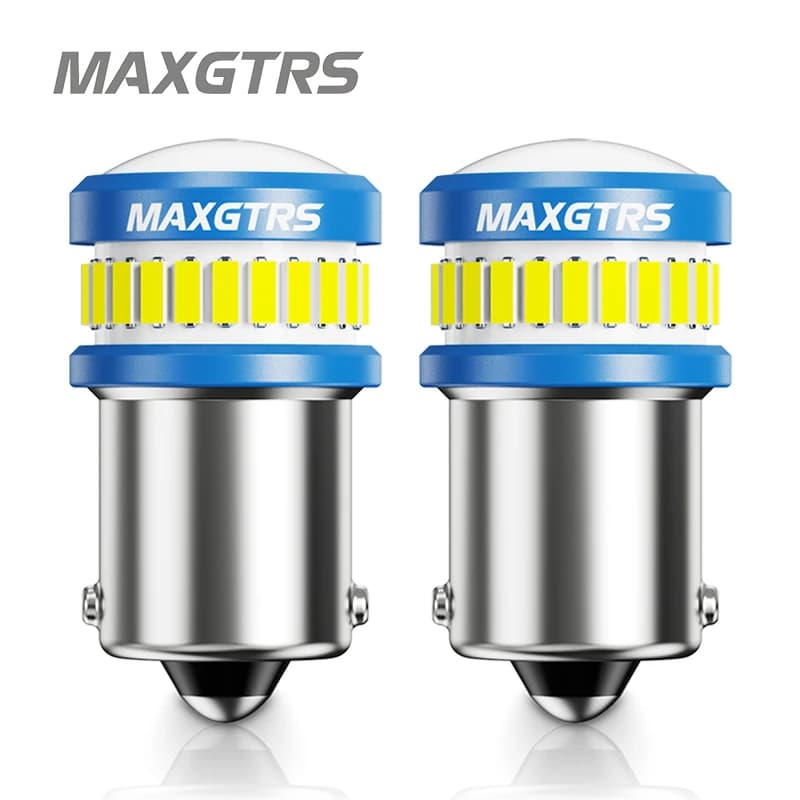 2x1156 BA15S P21W 1157 7440 W21/5W 7443 BAZ15D BA15D P21/5W Bau15s ampoule de voiture LED lampe de f