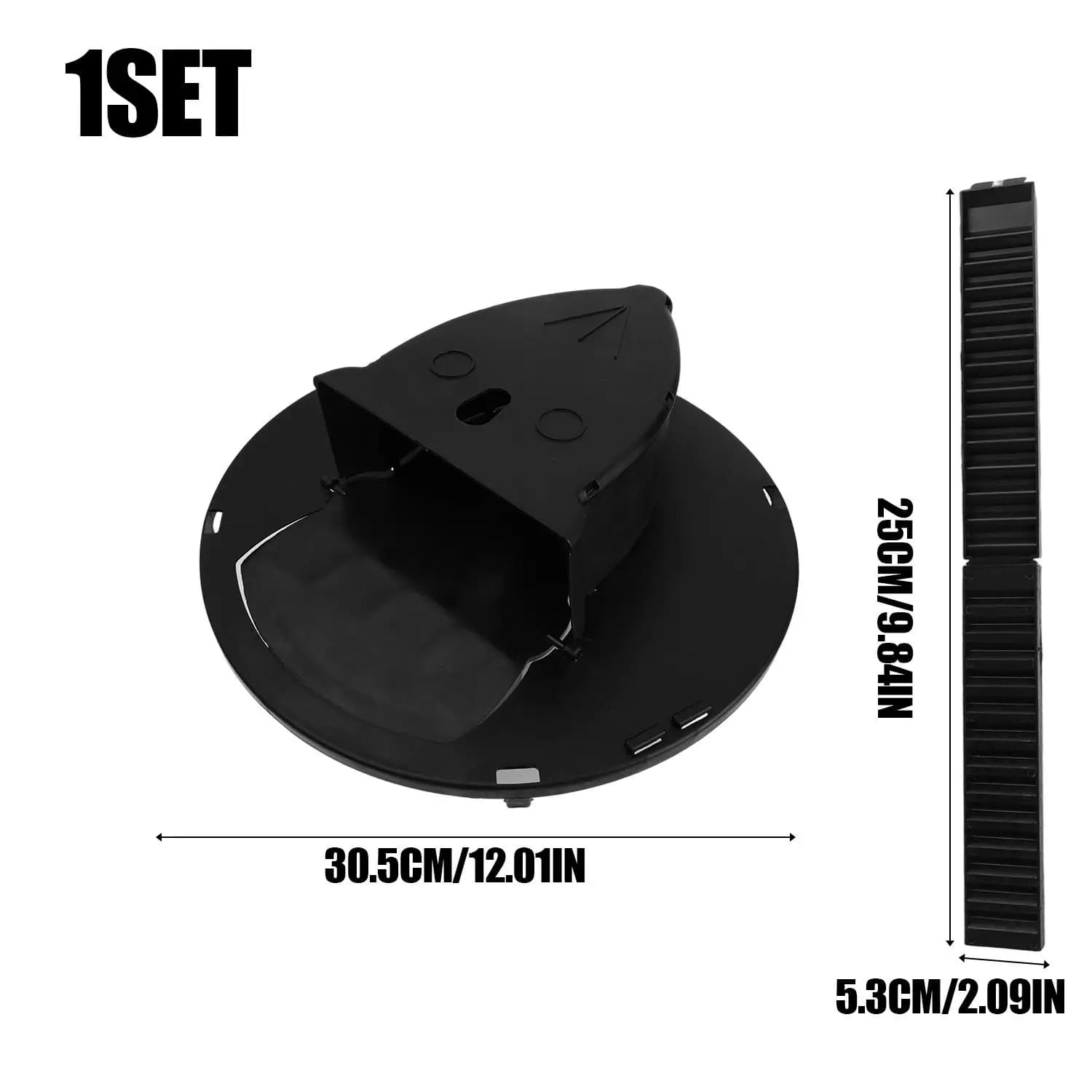 Piège à souris automatique à réinitialisation, piège à bascule en plastique ABS réutilisable, outil 