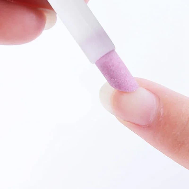 Stylo de meulage à Quartz pour Nail Art, ciseaux à cuticules, dissolvant de peau morte, vernis Gel U