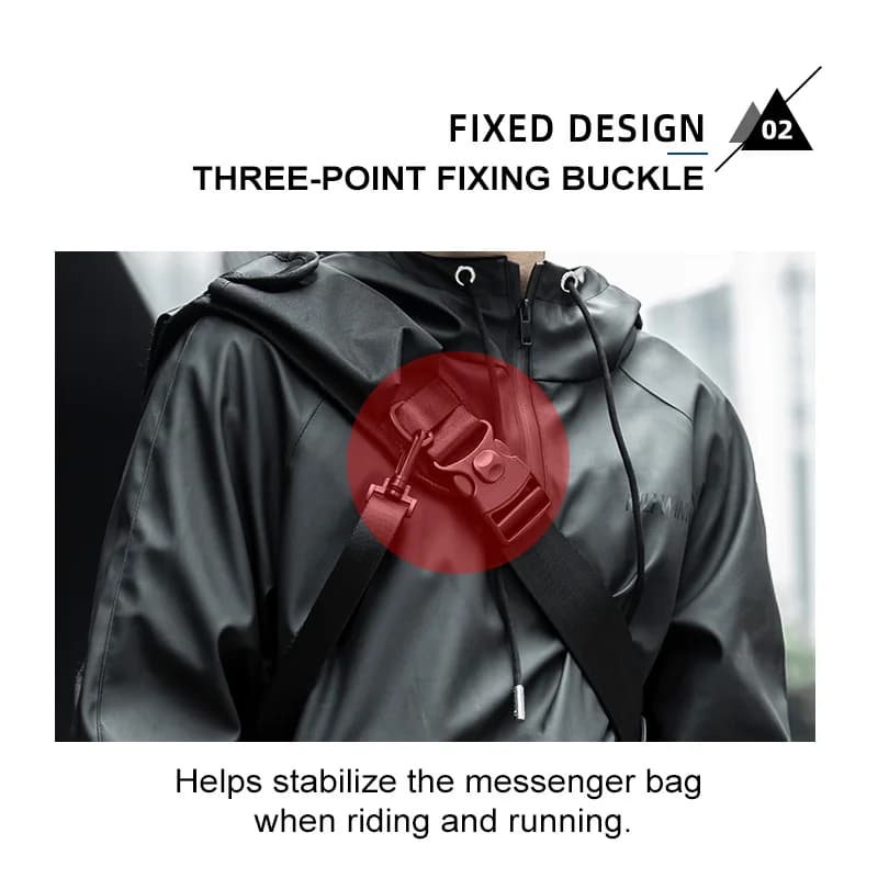 Sacs de messager Oxford imperméables pour hommes, sac à bandoulière de grande capacité, sacs à bando