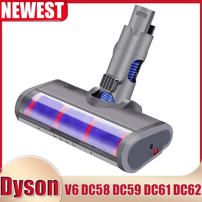 Tête de brosse de sol motorisée, outil pour aspirateur Dyson V6 DC58 DC59 DC61 DC62, balayeuse douce