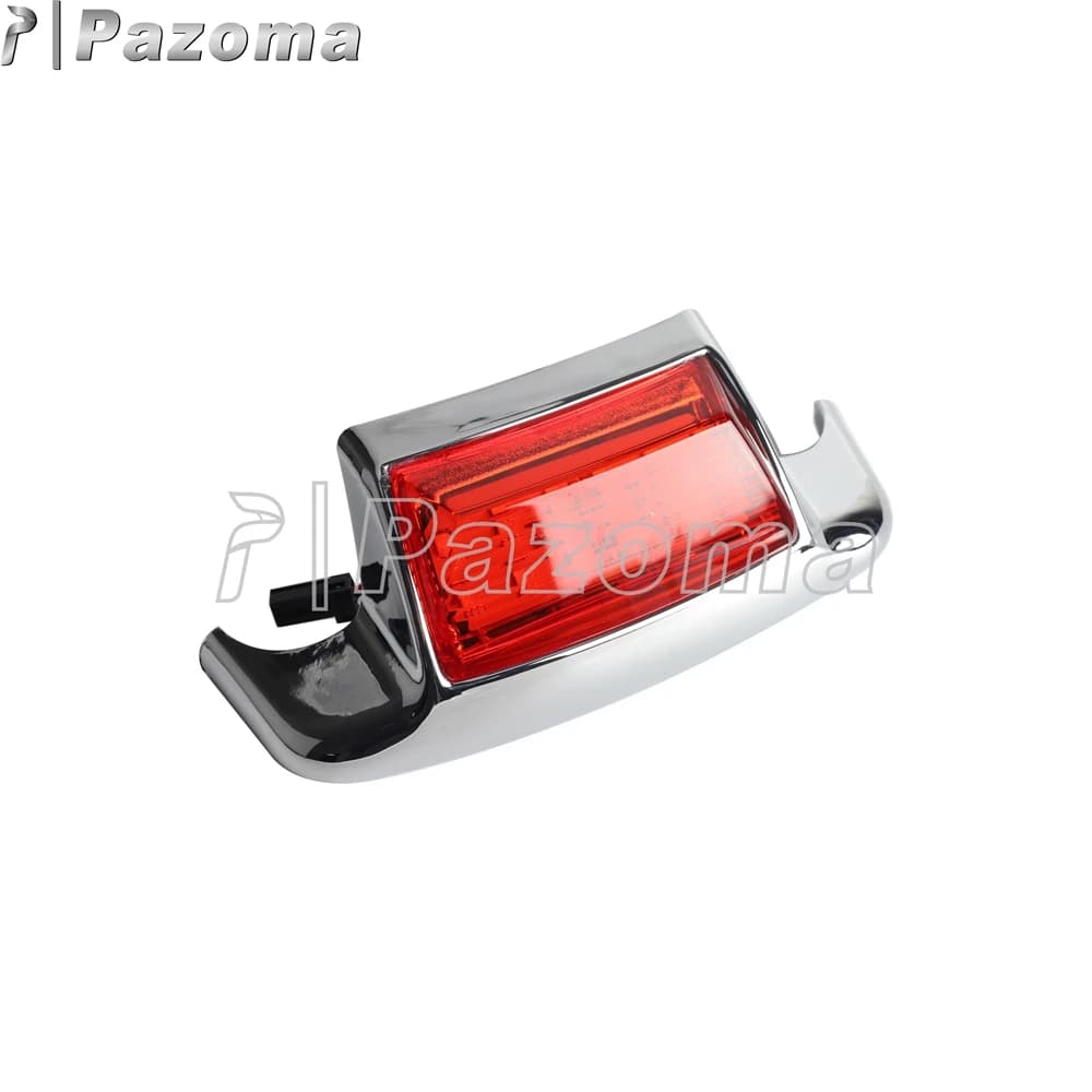 Couvercle de pointe de feux de bord de garde-boue LED avant et arrière de moto pour Harley Road King