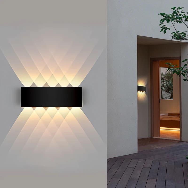Mur LED lampe 4/6/8/10 lampes murales extérieures haut et bas vers l'éclairage pour la décoration de