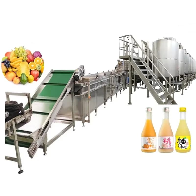 Machine de fabrication de cidre de pomme et de vinaigre de cidre, usine de transformation du vin de 