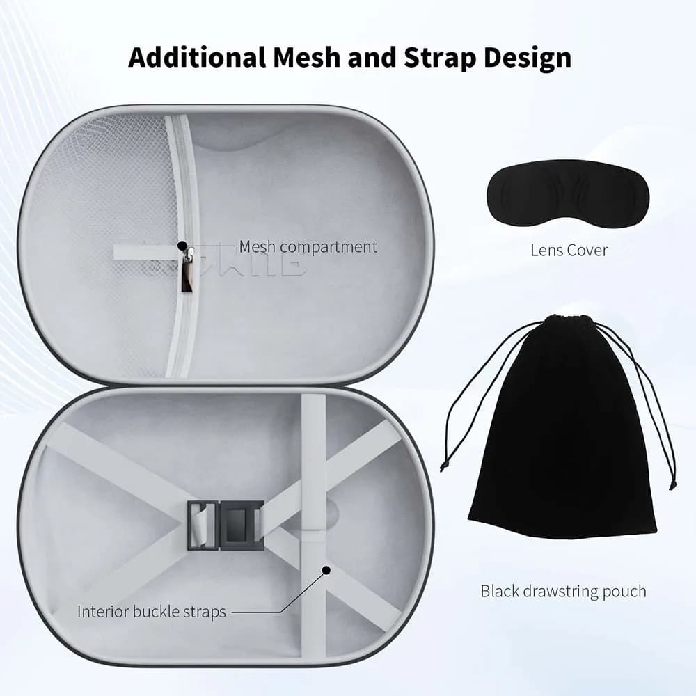 AMVR-Sac de rangement pour Oculus Quest 3/2/1, sac à main en cuir PU, étui de transport étanche anti