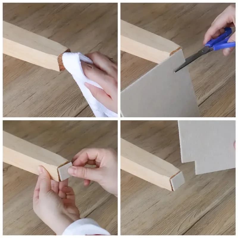 Coussinets de pieds de chaise en feutre, 56 pièces, 3mm d'épaisseur, tapis de protection contre les 