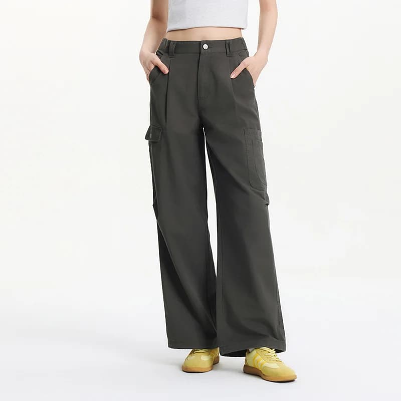 Pantalon plissé pour femme Semir 2026, taille élastique avec cordon de serrage, style décontracté ur