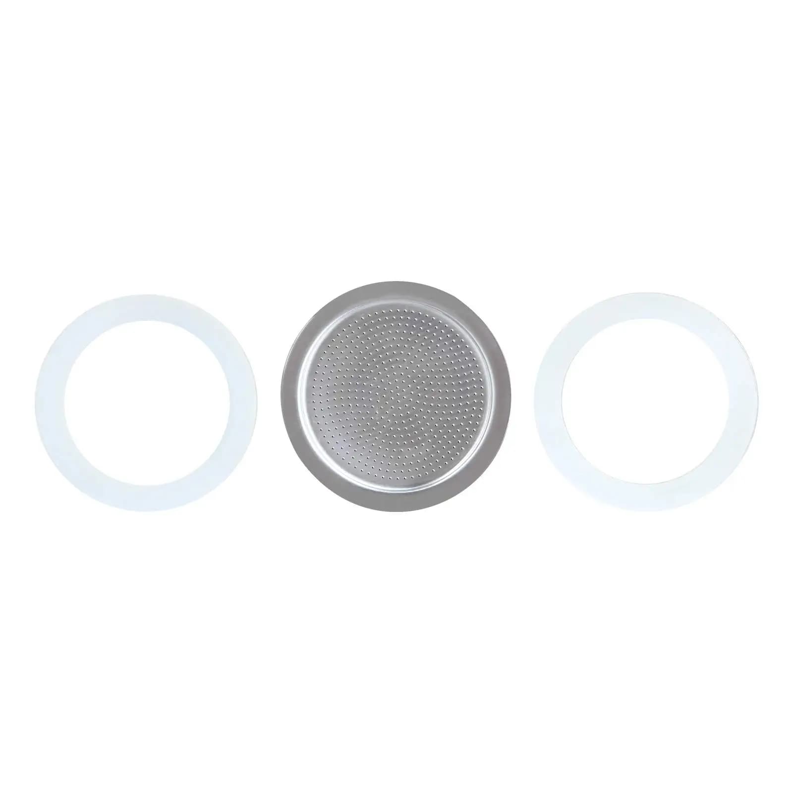 Joints de rechange en Silicone pour cafetière expresso de cuisinière, 4 tailles de tasses et écran f