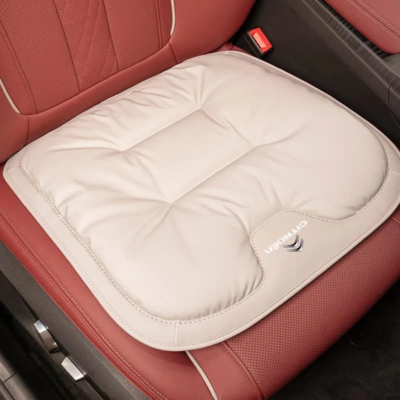 Coussin de siège de voiture en cuir souple, accessoires intérieurs pour Citroen C4 C3 C5 C5X e-C4 X 
