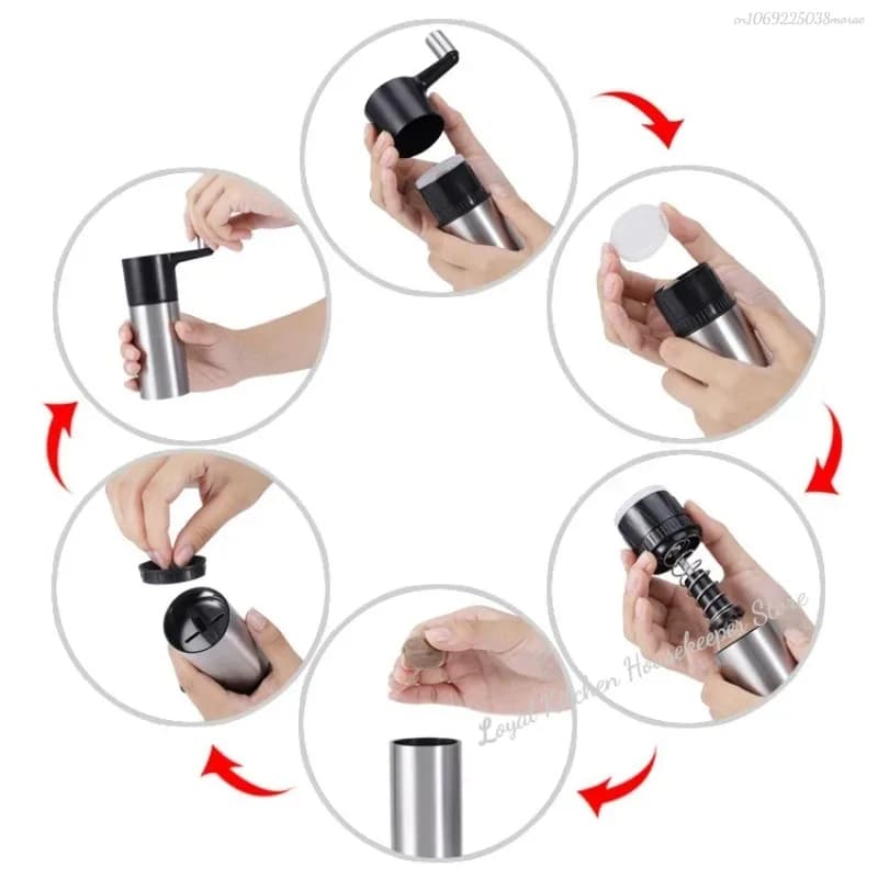 Râpe à noix de muscade, écrou de broyage en métal et épices dures, rectifieuse manuelle manuelle, ac