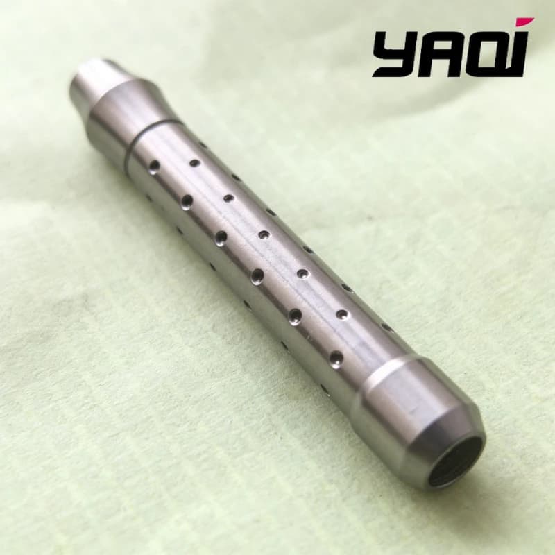 YAQI – manche de rasoir de sécurité en acier inoxydable, longueur 80mm, léger, 59g, outil de rasage 