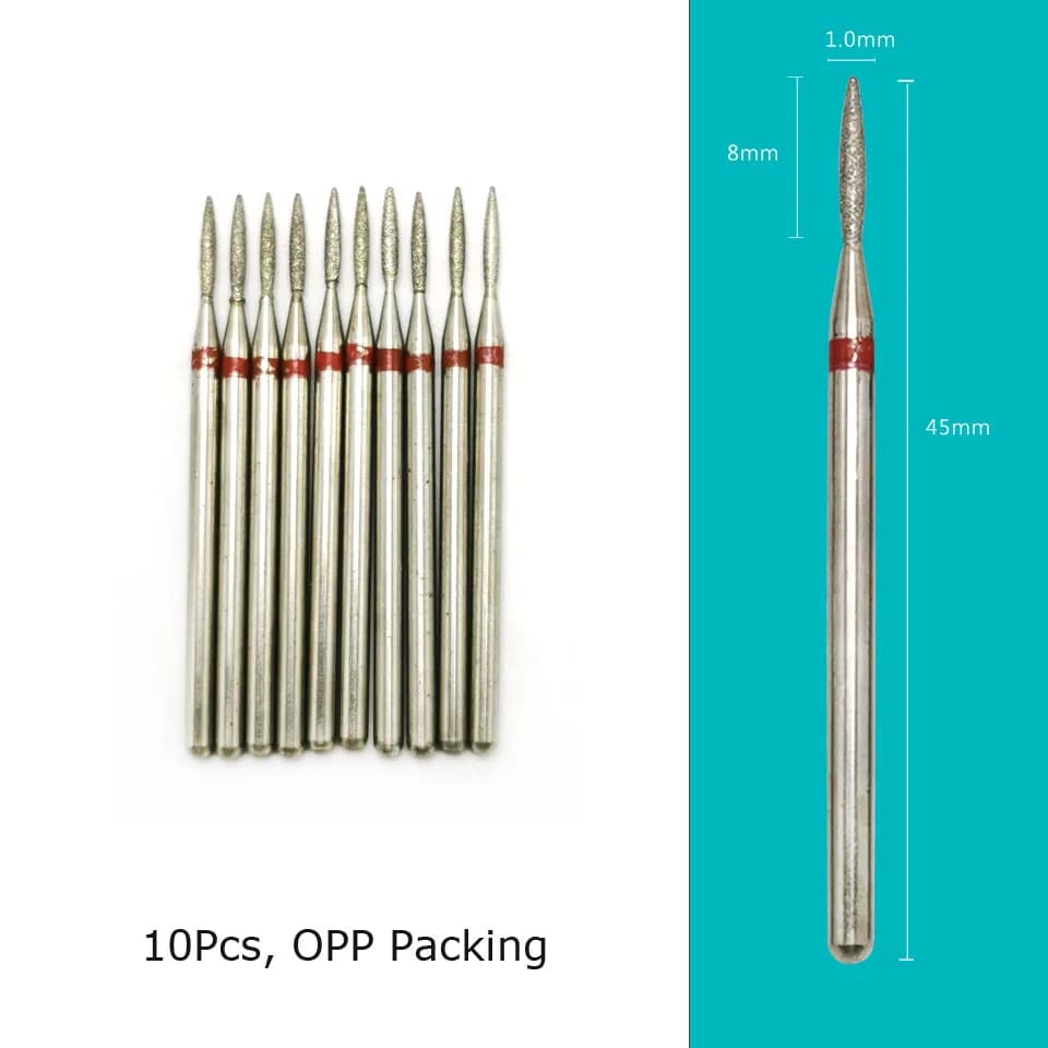 HYTOOS Forets À Ongles Diamant Cutters pour Manucure Cuticules Burr Fraise Cutter pour Pédicure Ongl