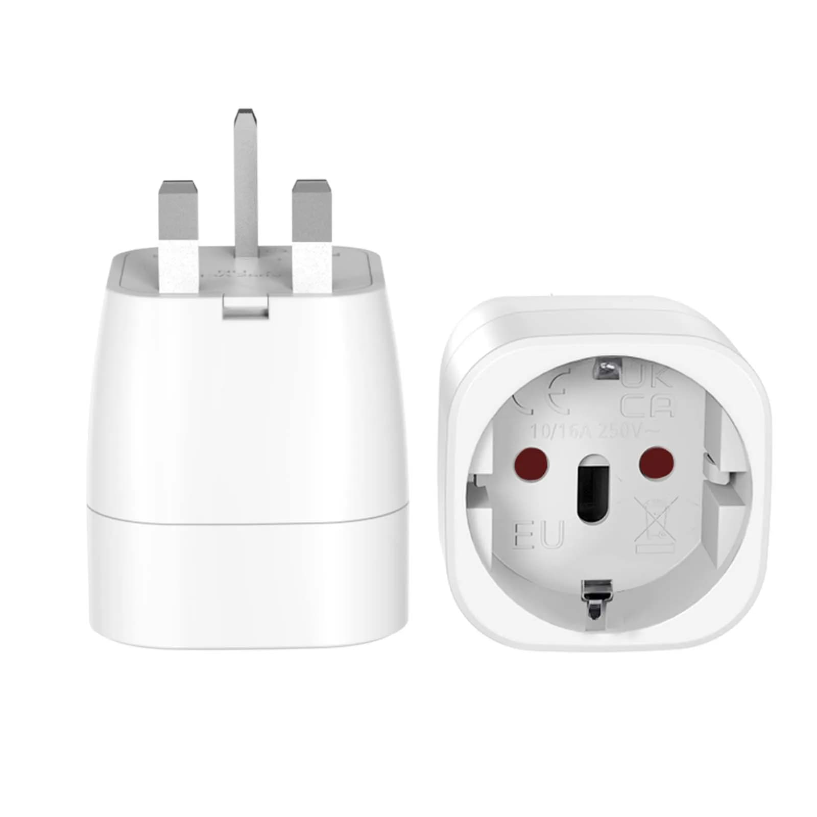 Adaptateur de prise de voyage pour téléphone portable et ordinateur, prise de charge Abrte, adapté p