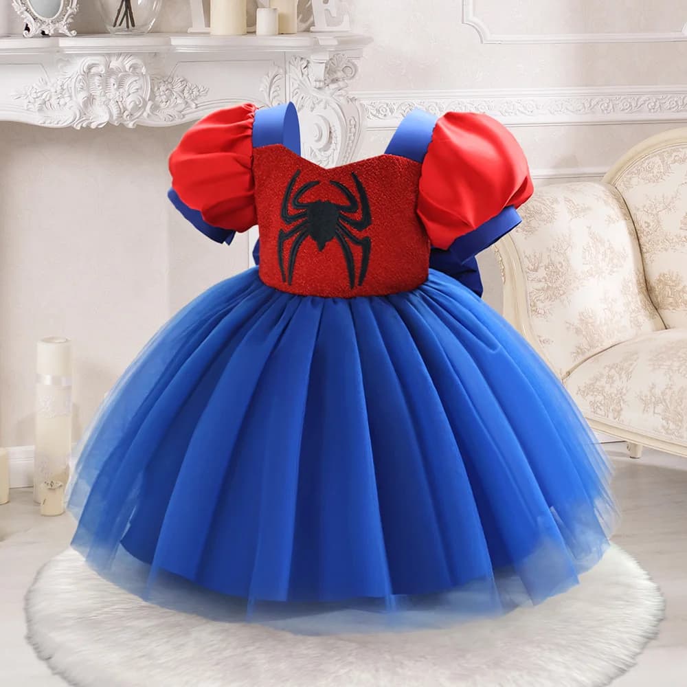 Robe Cosplay en Tulle à Manches Bouffantes pour Bébé Fille, Tenue de Princesse pour ixd'Anniversaire