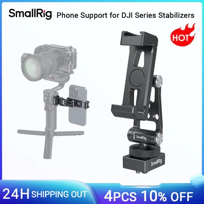 Support de téléphone SmallRig pour stabilisateurs DJI, adaptateur de montage de téléphone de réglage