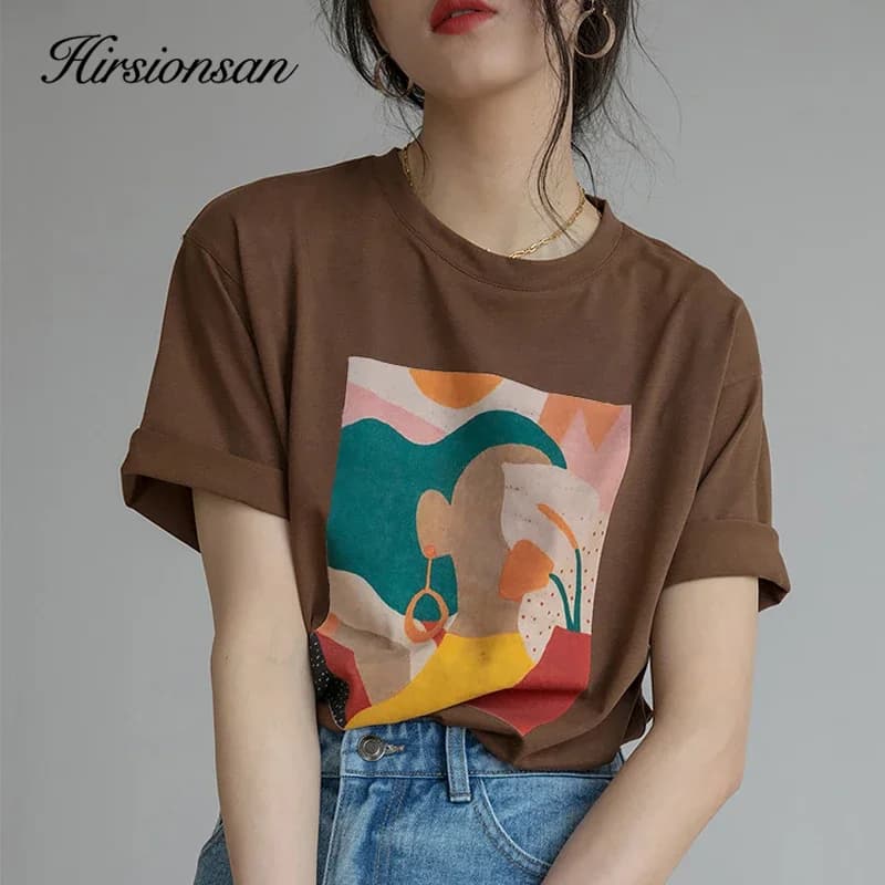 Hirsionsan-Économie College esthétiques pour femmes, Économie en coton doux, Économie vintage adt, É