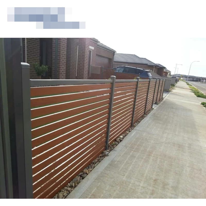 Clôture de confidentialité pour décoration de jardin, panneau étanche, plaque en bois et plastique, 
