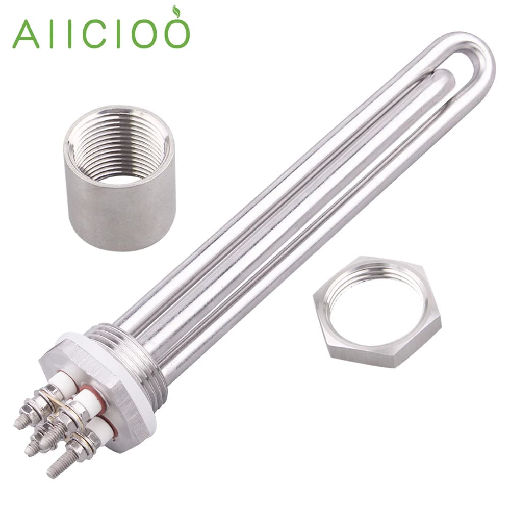 Élément chauffant 12V, eau d'immersion, 1 pouce, BSP DN25, 100W, 200W, 300W, 400W, 600W, chauffage t