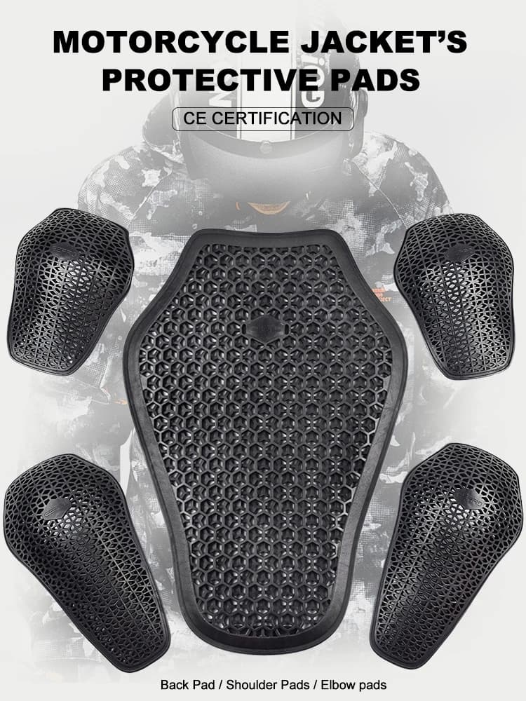 Vestes de moto avec certification CE, coussinets de protection, armure d'équitation, coudières lancé