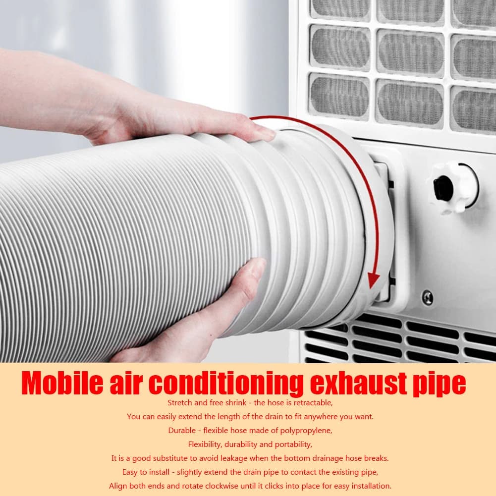 Tube flexible universel pour climatiseur portable, pièces de rechange pour climatisation mobile, tuy