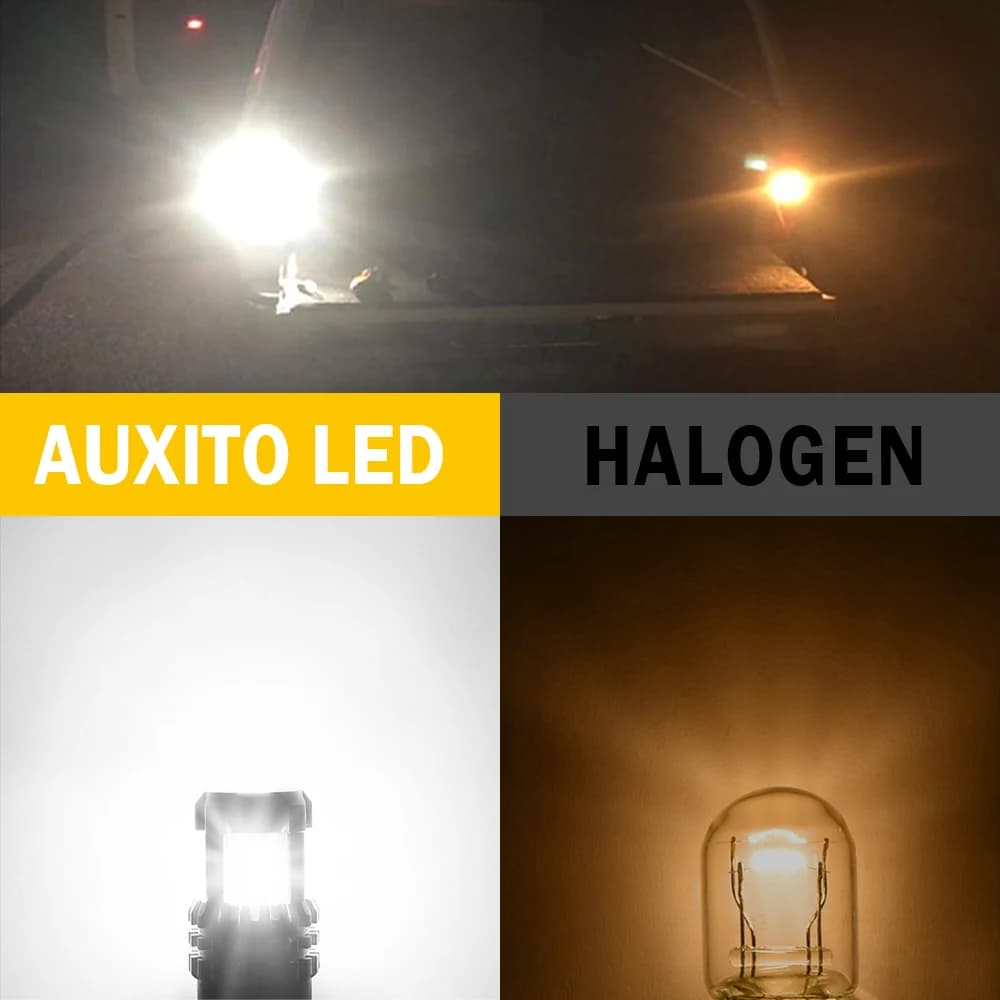 AUXITO 2X LED DRL T20 7440 W21W WY215W lumière LED CANBUS 7443 W21/5W ampoule LED sans erreur diurne
